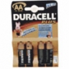 Duracell alkaline batteries AA 4x1